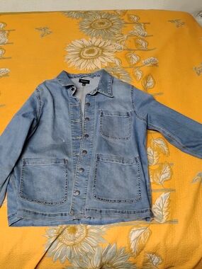 Well Worn Light Blue Denim Jacket